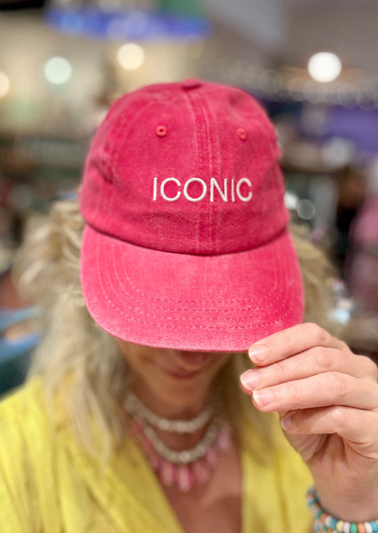 Casquette Iconic rouge