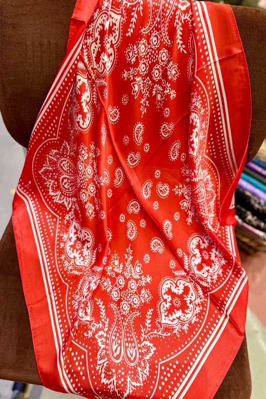 Foulard Bandana rouge