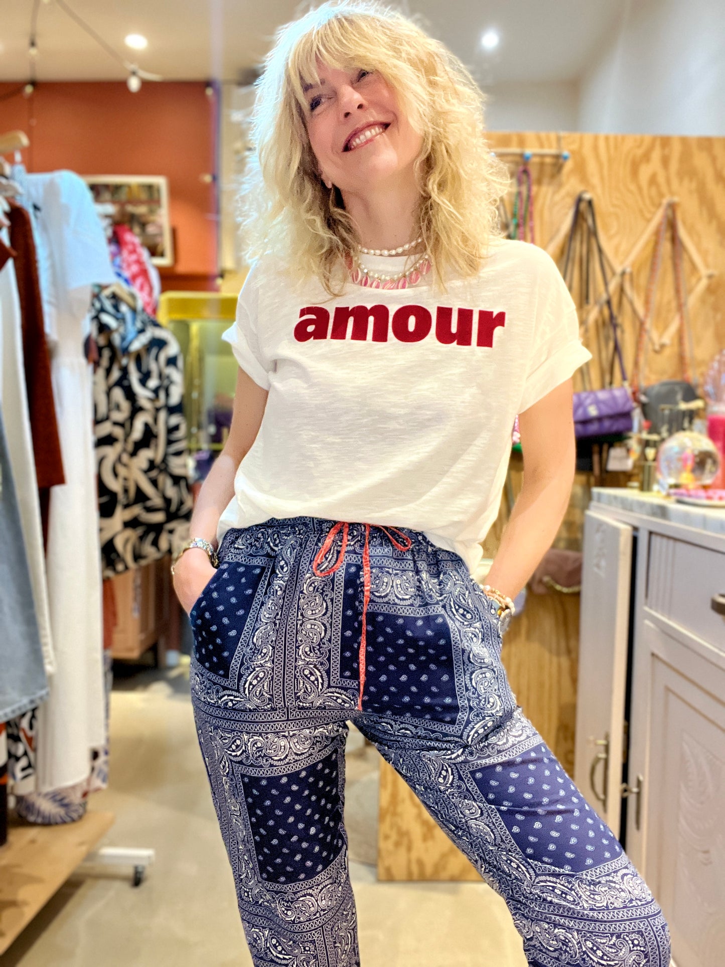 T-shirt Amour rouge