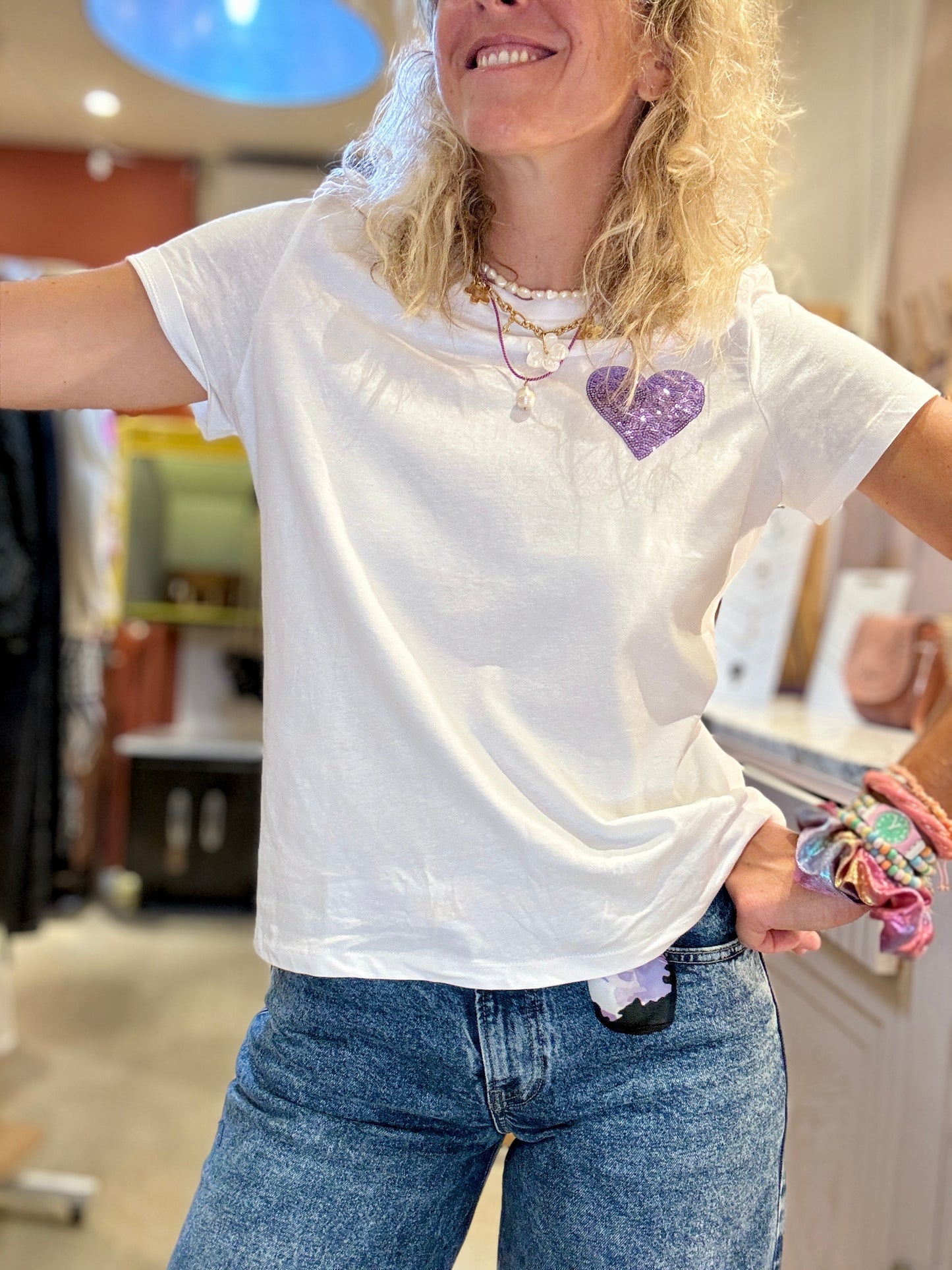 T-Shirt Pretty violet