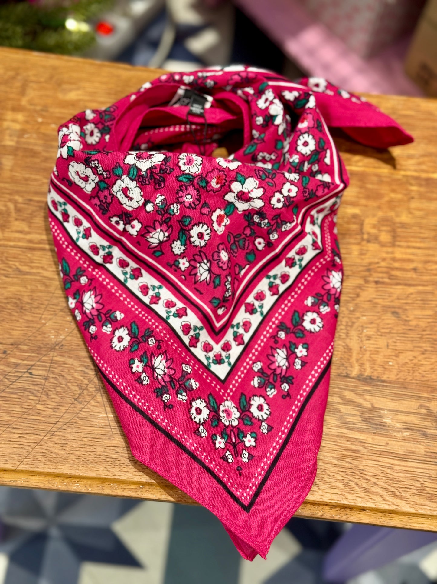 Foulard Anouchka cerise