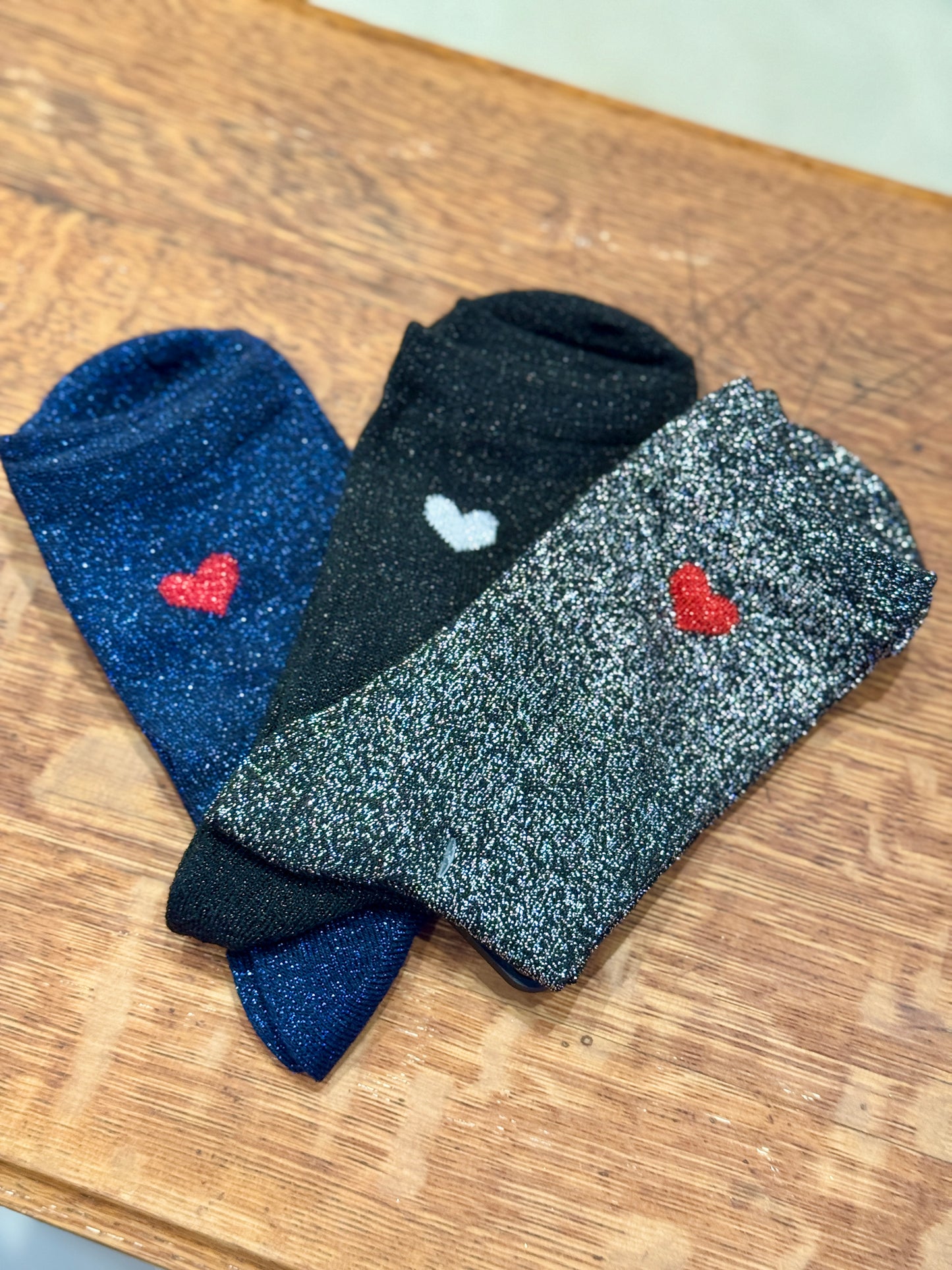 Trio de chaussettes Coeur